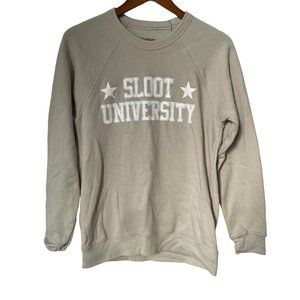 Sofia Franklyn Sloot University Pullover Sweatshirt Womens M Cotton Blend